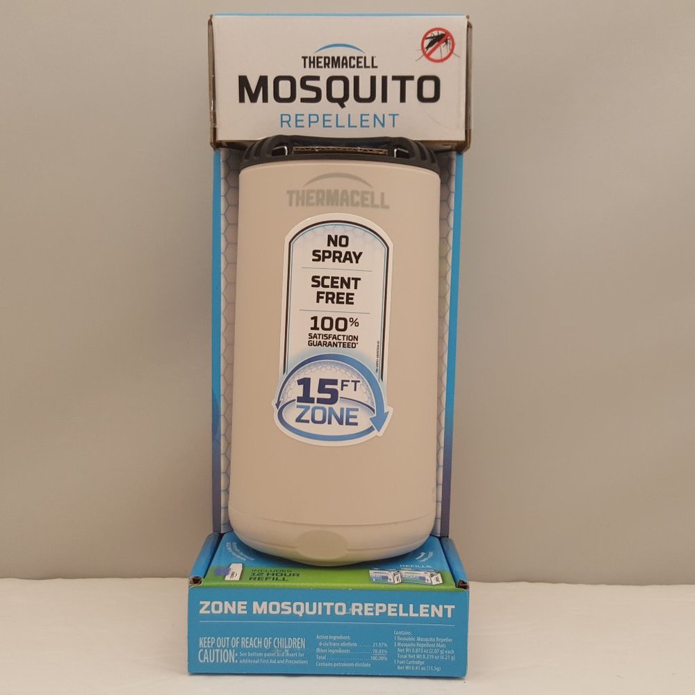 Thermacell Patio Shield Zone Mosquito Repellent Grey / Silver